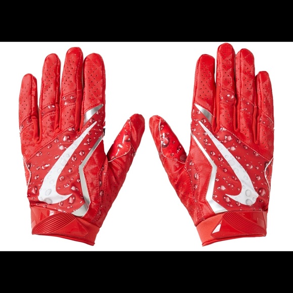 Supreme Red Football Gloves - Picture 1 of 1